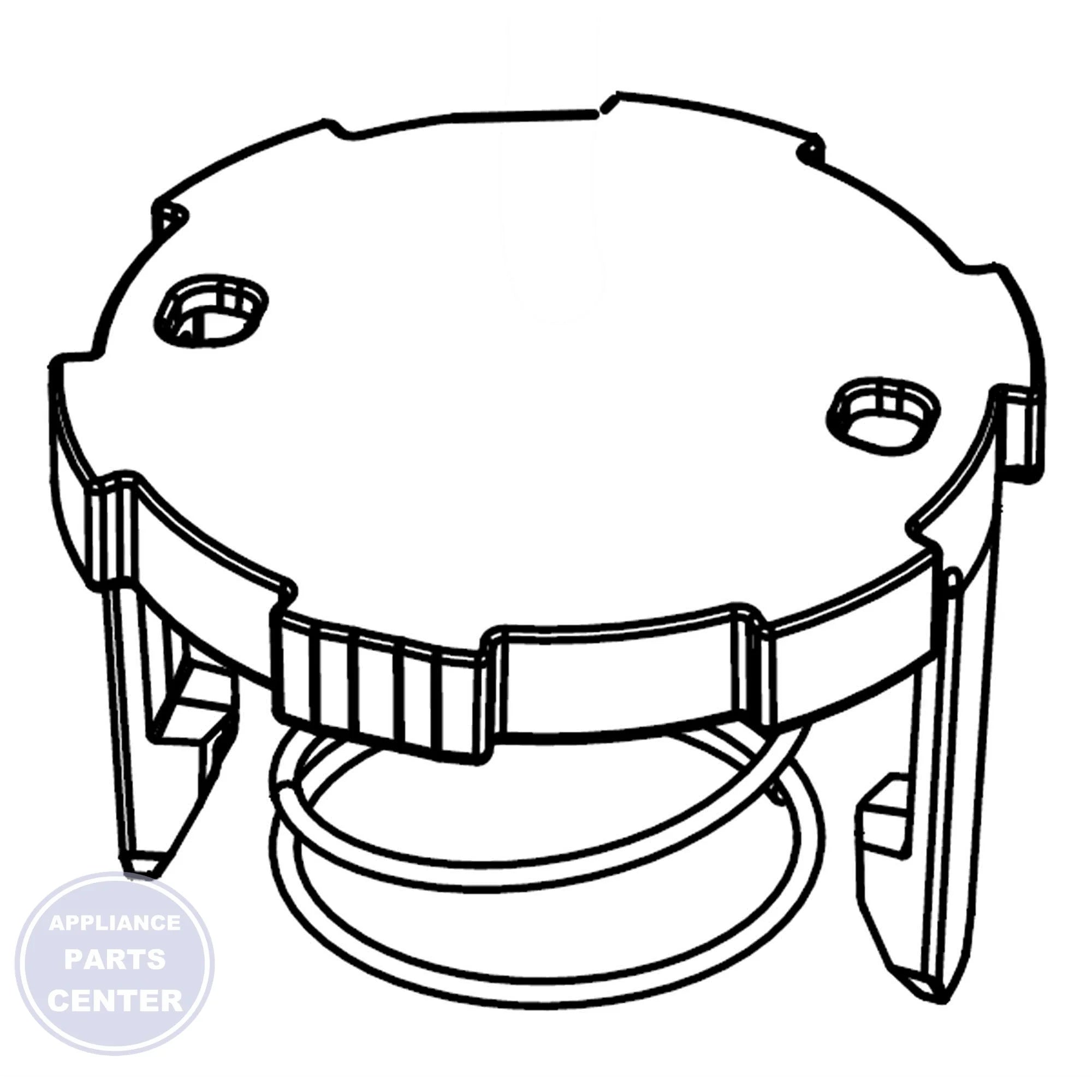 WHIRLPOOL CAP W11510462 - Main view showing durable build for Whirlpool WPL1234 and KitchenAid KIT5678 models