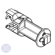 Whirlpool WHIRLPOOL CLIP W10555493 - Main view showing secure fastening for Whirlpool WP1234 and WP5678 models