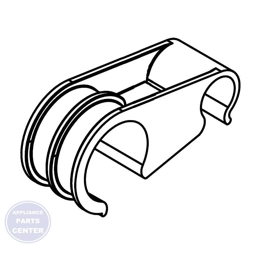 WHIRLPOOL CLIP W10652932 - Main view showing secure fit for Whirlpool models