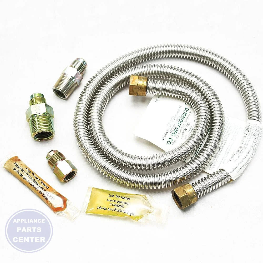 WHIRLPOOL CONNECTOR KIT 20-48KITRC - Main view showing secure gas flow for WHIRLPOOL models