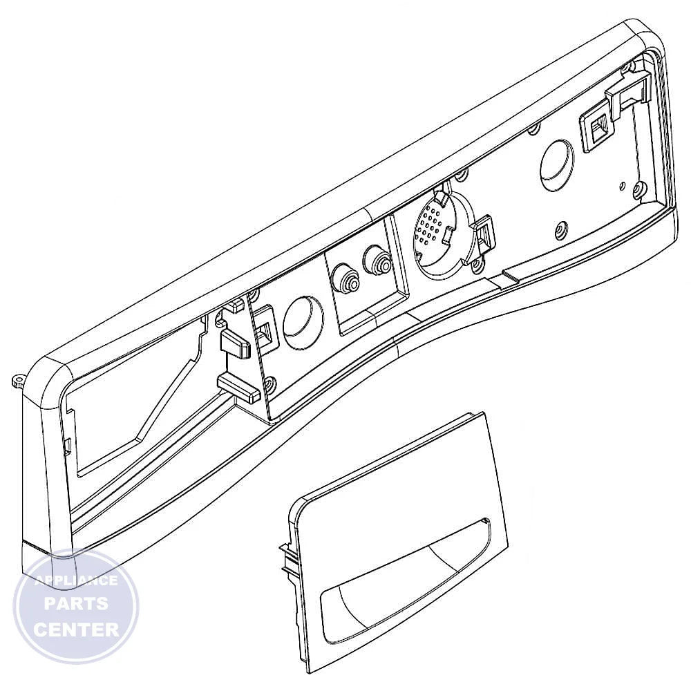 Whirlpool WHIRLPOOL CONSOLE W10784651 - Main view showing control panel for WPL-1000 series