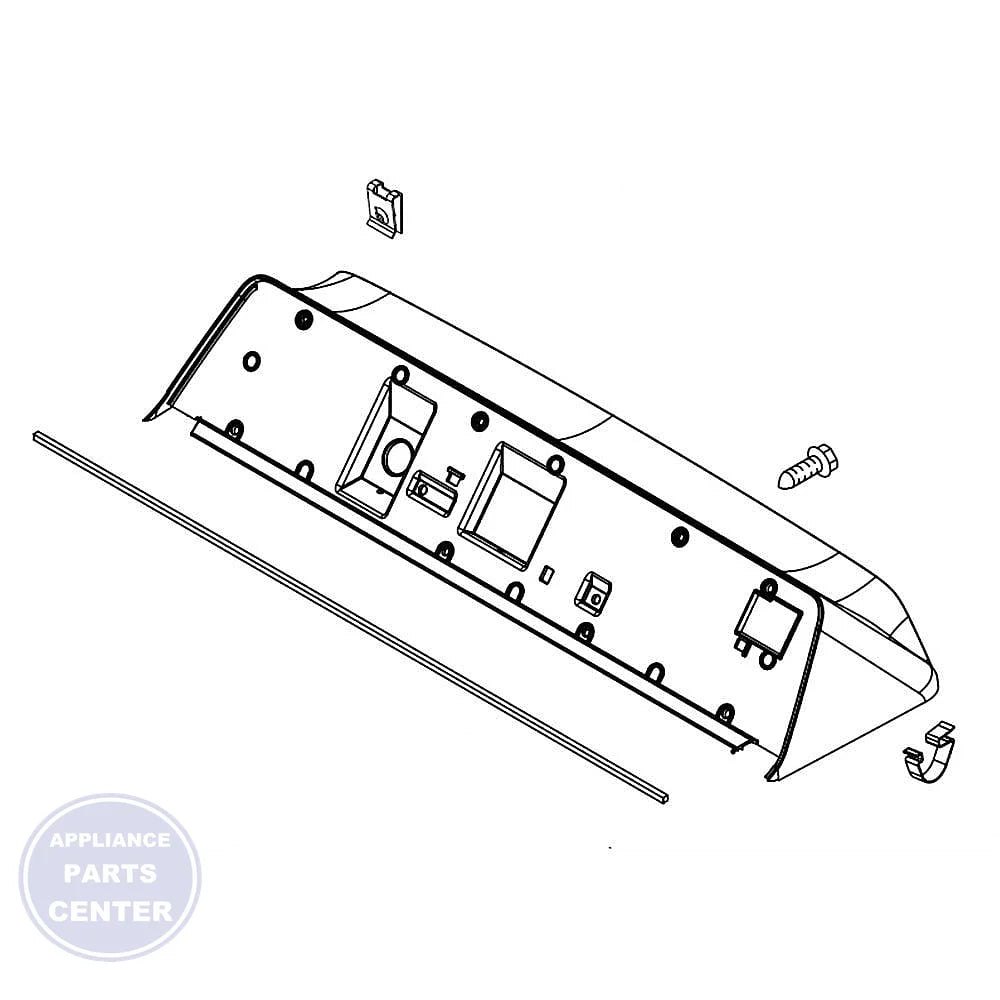 WHIRLPOOL CONSOLE W11026442 - Main view showing precise control for various Whirlpool models