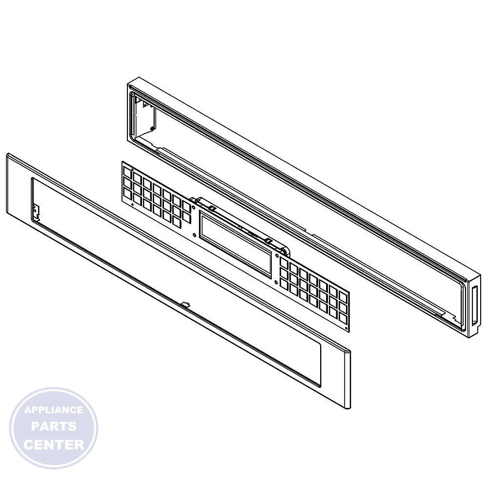 WHIRLPOOL CONSOLE W11087457 - Main view showing control functions for Whirlpool models