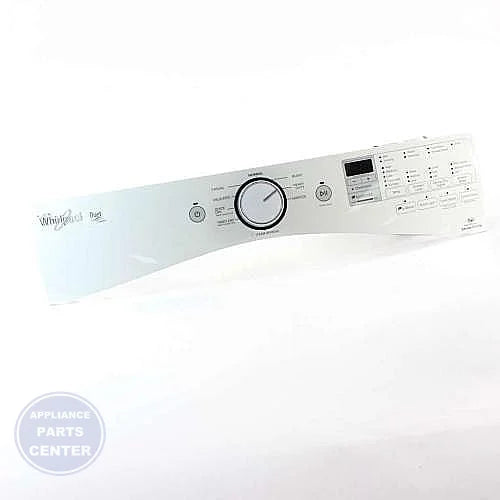 WHIRLPOOL CONTROL PANEL W10861218 - Main view showing functionality for WPL Dryer models