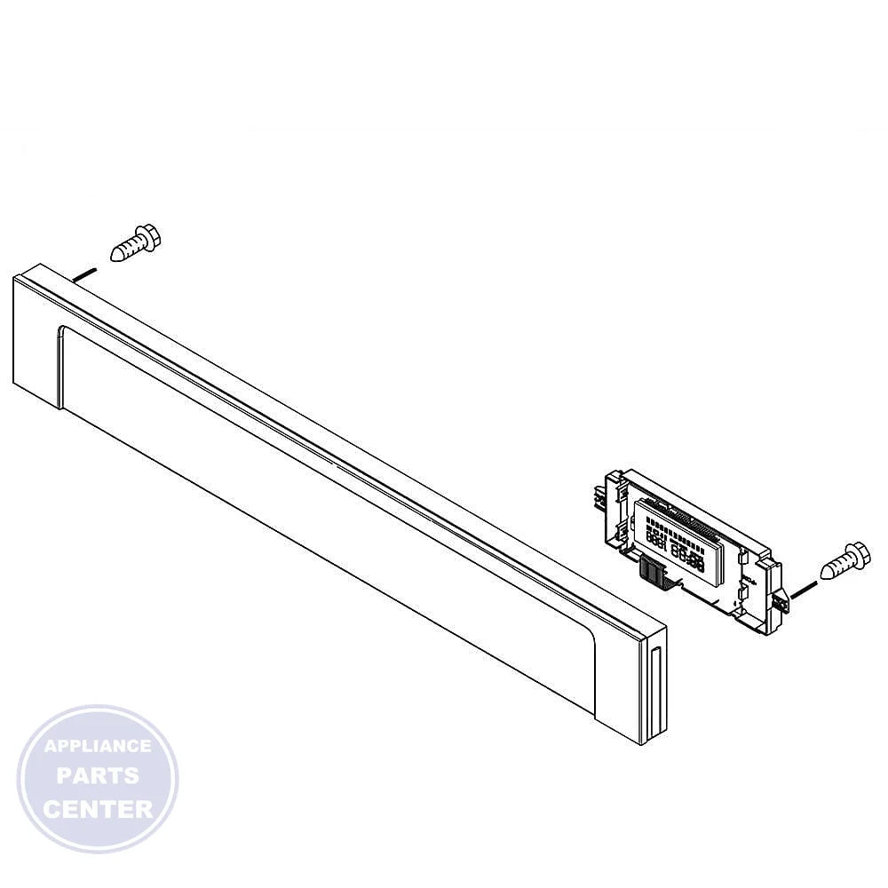 Whirlpool WHIRLPOOL CONTROL PANEL W10864185 - Main view showing durable design for WPL Range Series X
