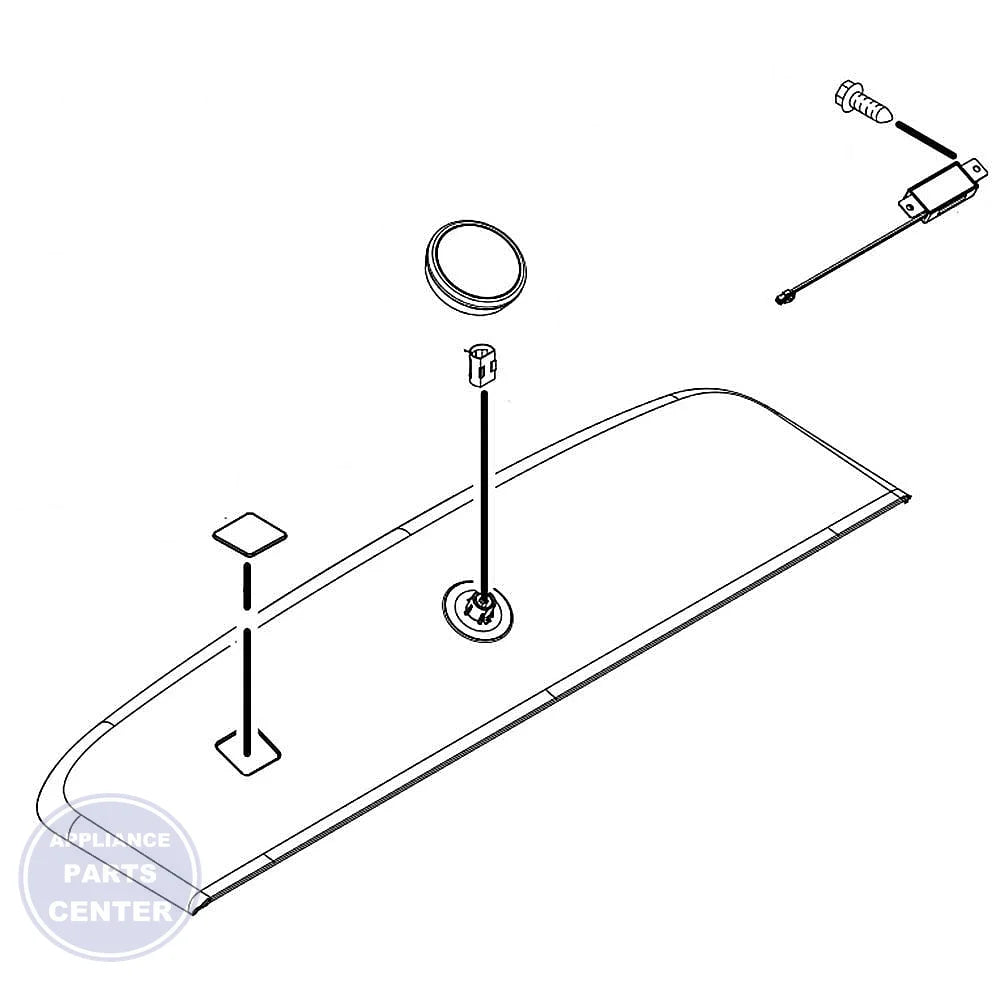 WHIRLPOOL CONTROL PANEL W10885623 - Main view showing premium construction for Whirlpool models
