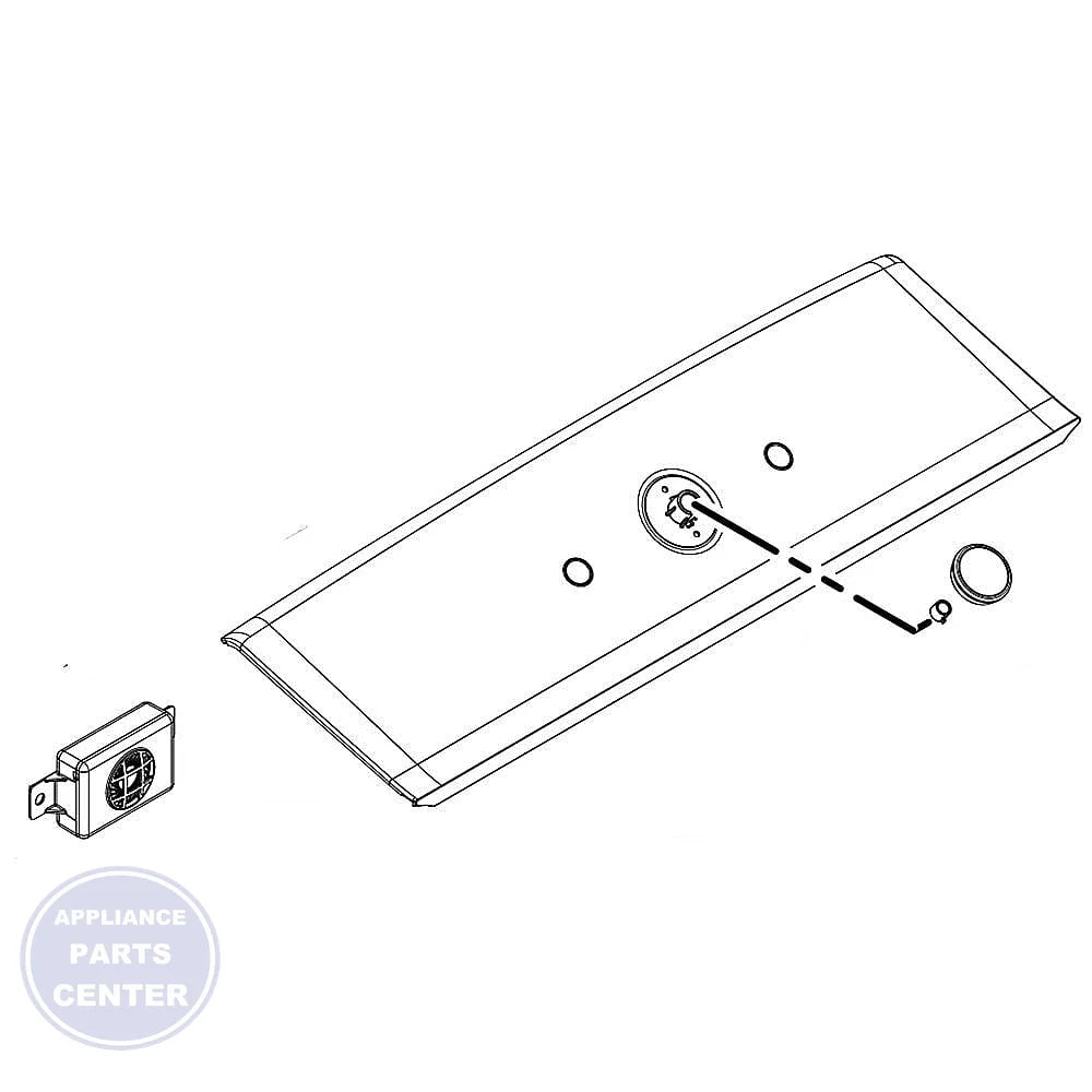WHIRLPOOL CONTROL PANEL W11115209 - Main view showing control options for specific models