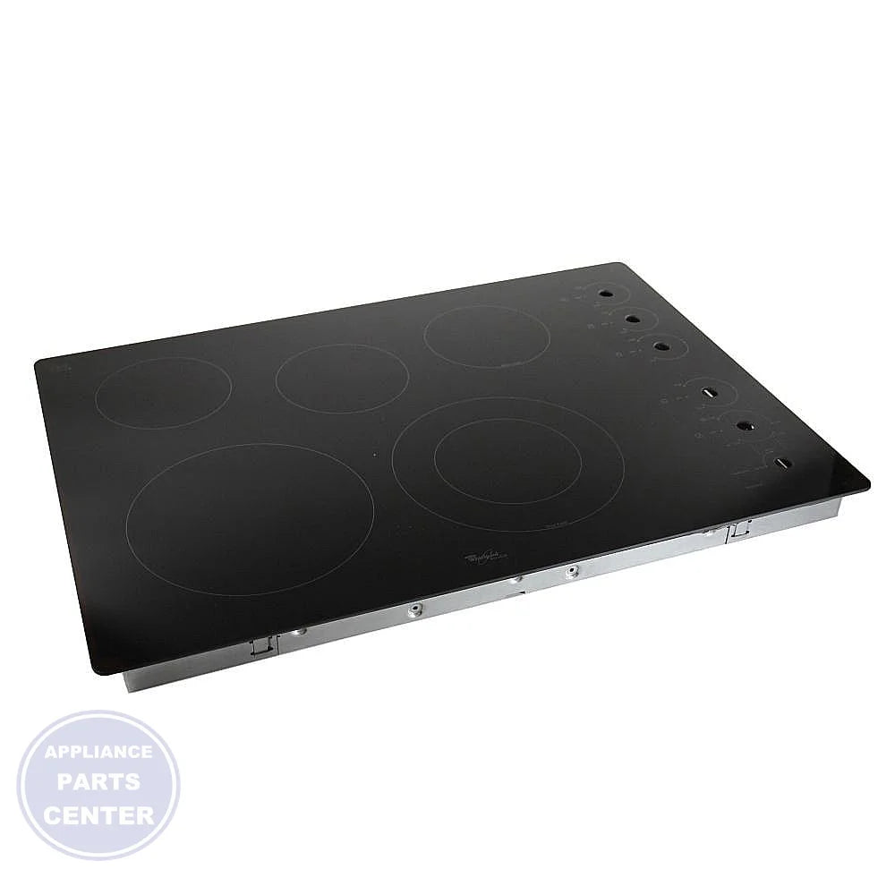 WHIRLPOOL COOKTOP W10365070 - Main view showing efficient heat distribution for specific models