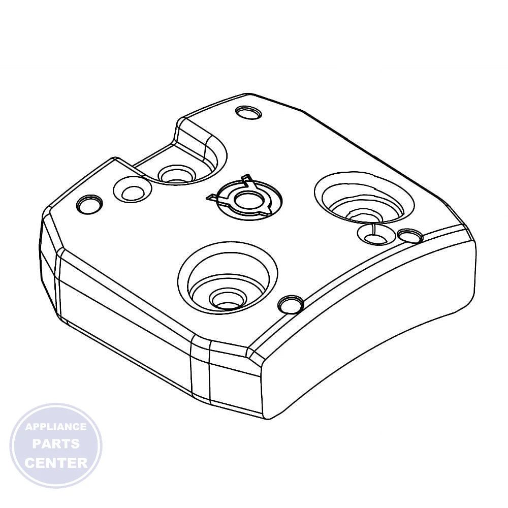 Whirlpool WHIRLPOOL COUNTERWEIGHT W11314650 - Main view showing stability support for Whirlpool models