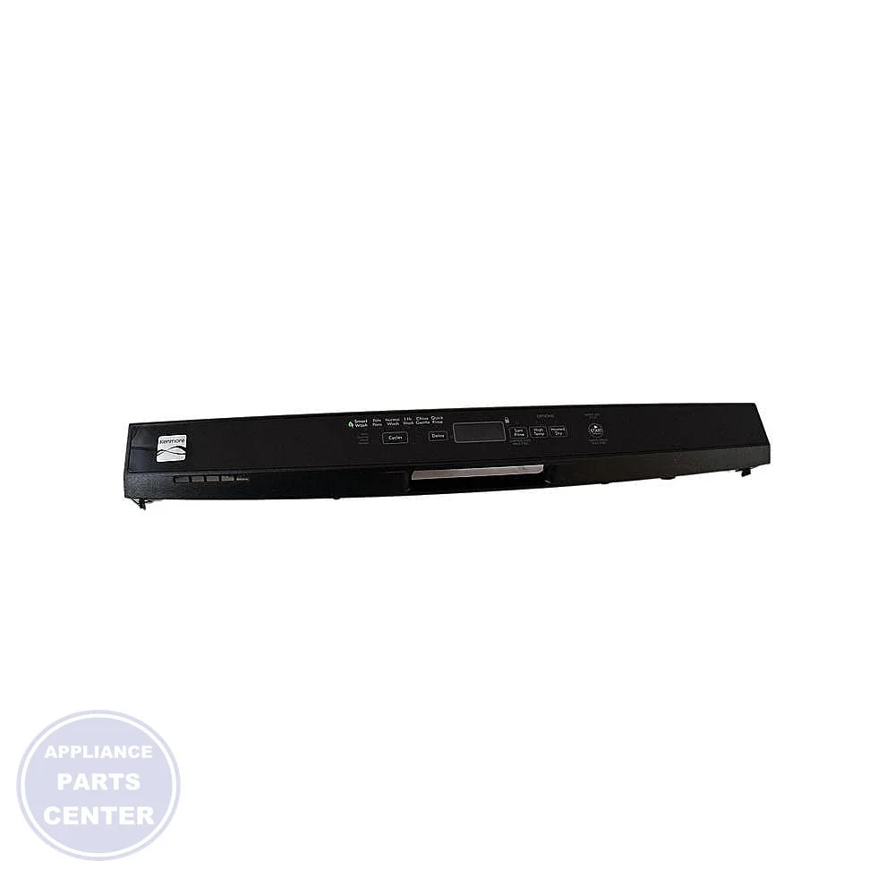 WHIRLPOOL DISHWASHER CONSOLE W10605162 - Main view showing durable Panel for Whirlpool dishwasher models