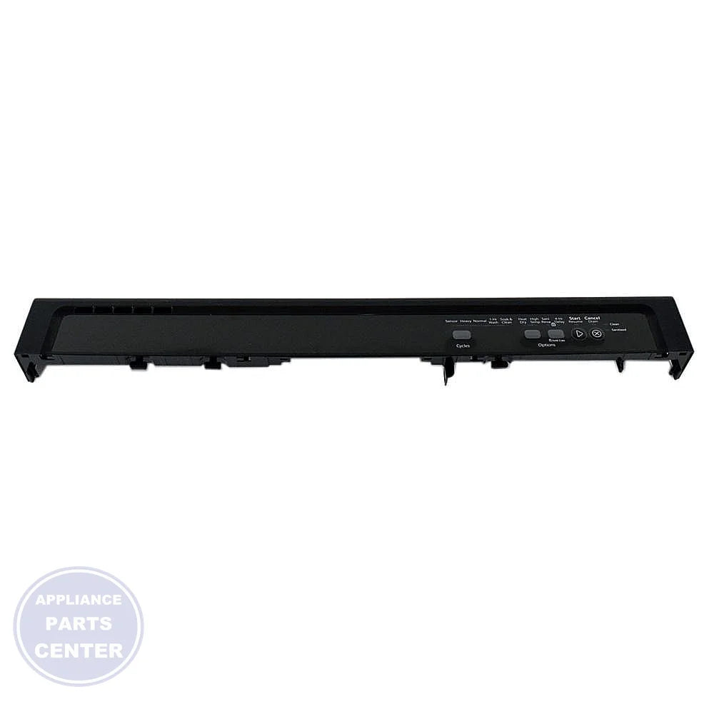 WHIRLPOOL DISHWASHER CONSOLE W10839949 - Main view showing sleek design for Whirlpool models