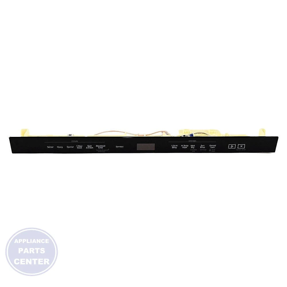 WHIRLPOOL DISHWASHER CONSOLE W11219637 - Main view showing control panel for WHIRLPOOL dishwashers