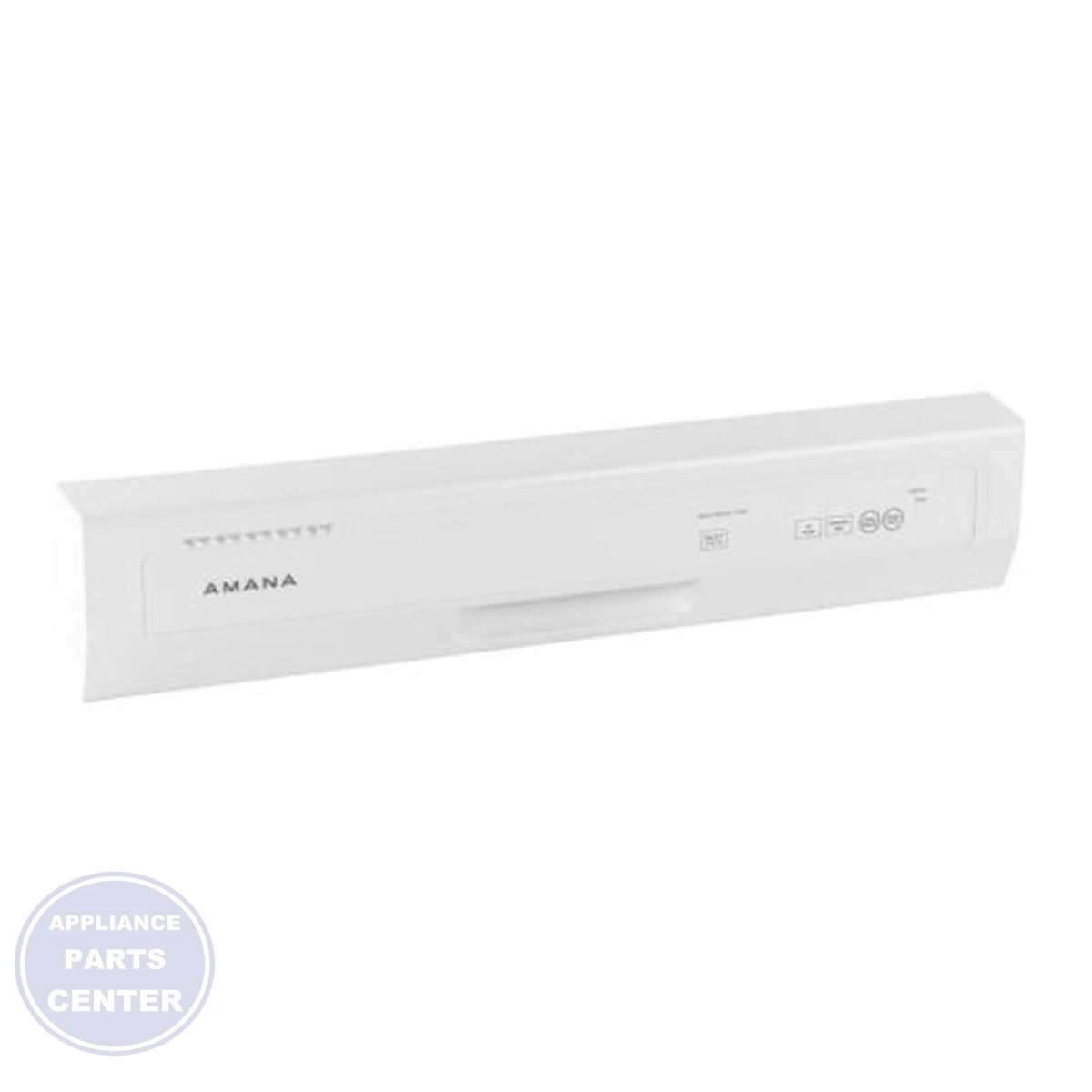 Whirlpool Dishwasher Control Console W10827956 - Main view showing panel functionality for specific models