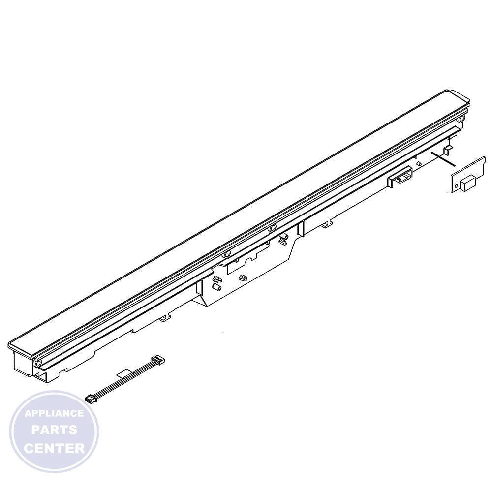 WHIRLPOOL DISHWASHER CONTROL PANEL W10537415 - Main view showing control buttons for various Whirlpool models