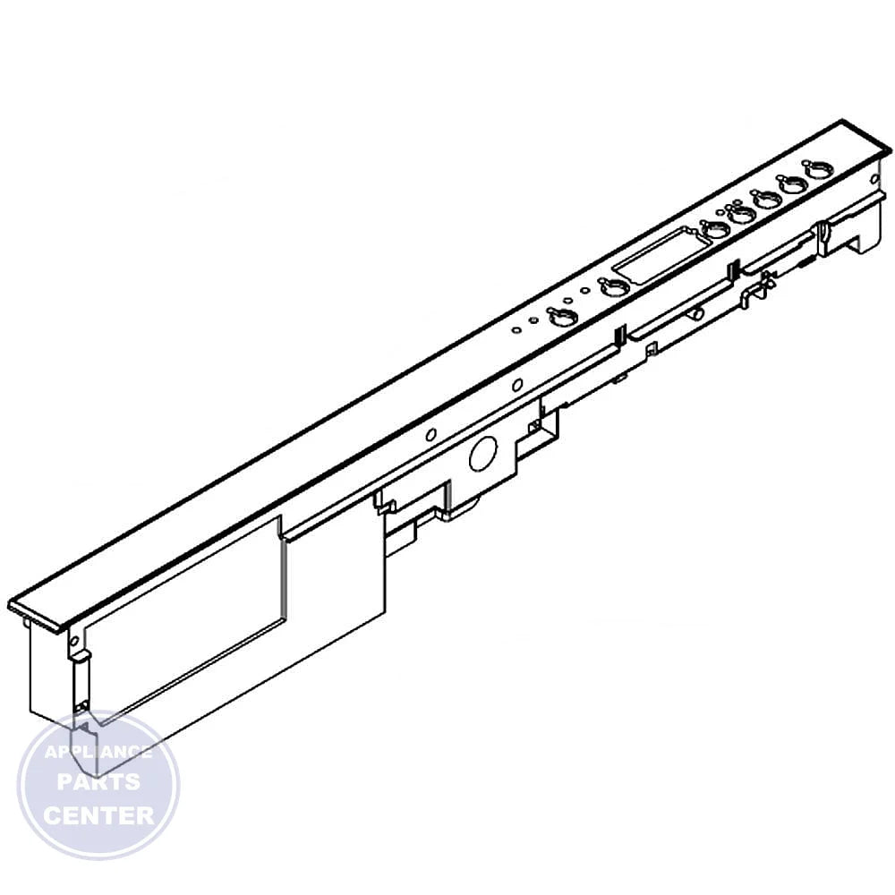 WHIRLPOOL DISHWASHER CONTROL PANEL W10605178 - Main view showing precise control for Whirlpool dishwasher models