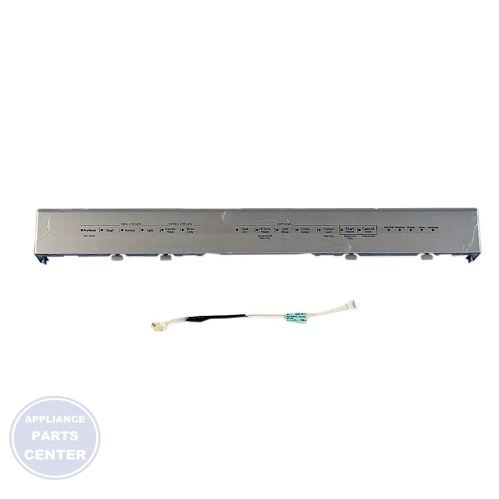 WHIRLPOOL DISHWASHER CONTROL PANEL W10891912 - Main view showing control buttons for various Whirlpool models