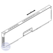 WHIRLPOOL DISHWASHER CONTROL PANEL WPW10501715 - Main view showing sleek design for [specific models]