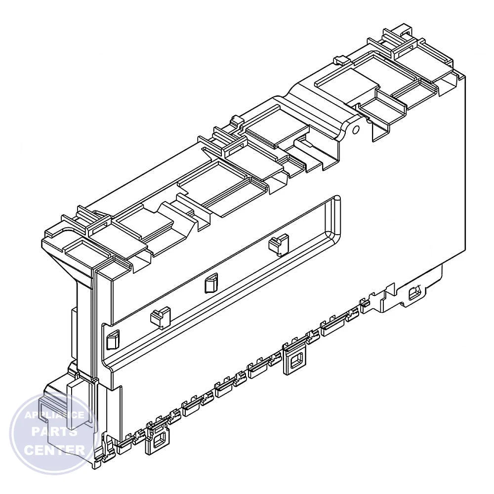 Whirlpool Dishwasher Electronic Control Board W10866121 - Main view showing control functions for specific models