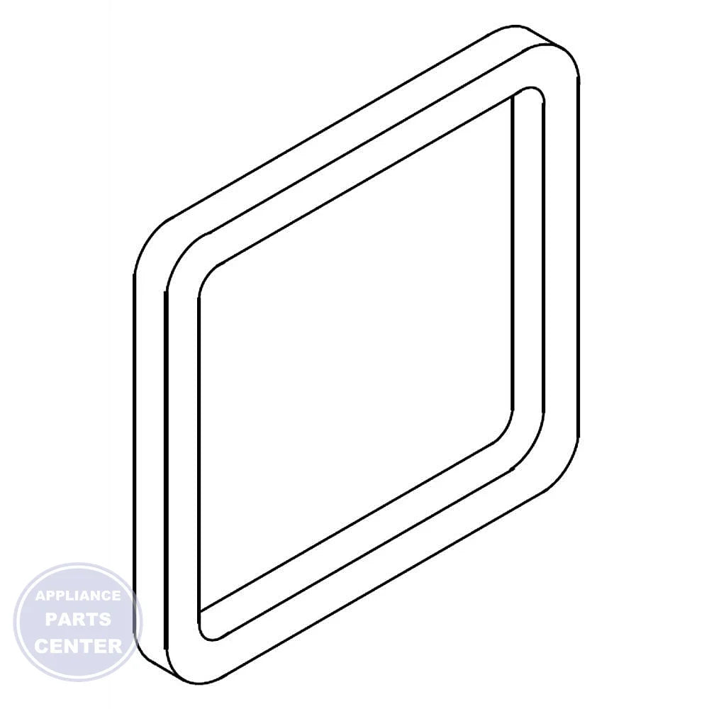 Whirlpool Dishwasher Gasket W10221906 - Main view showing tight seal for specific models