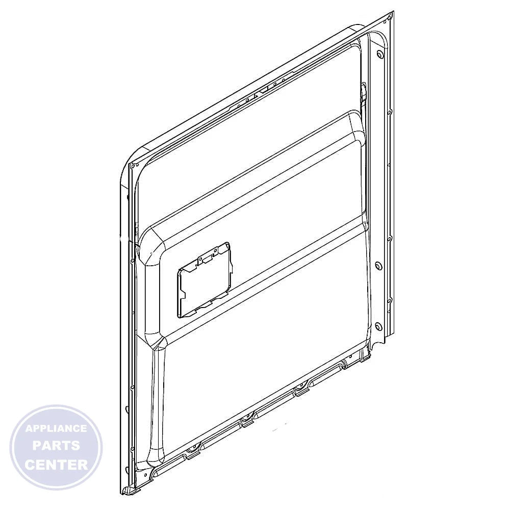 WHIRLPOOL DISHWASHER INNER DOOR W11035418 - Main view showing perfect fit for Whirlpool dishwashers