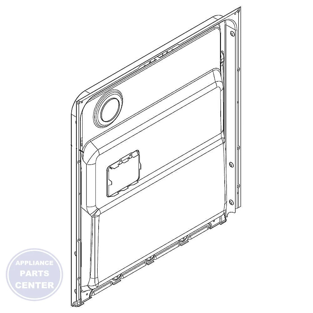 WHIRLPOOL DISHWASHER INNER DOOR W11174980 - Main view showing inner door for Whirlpool models