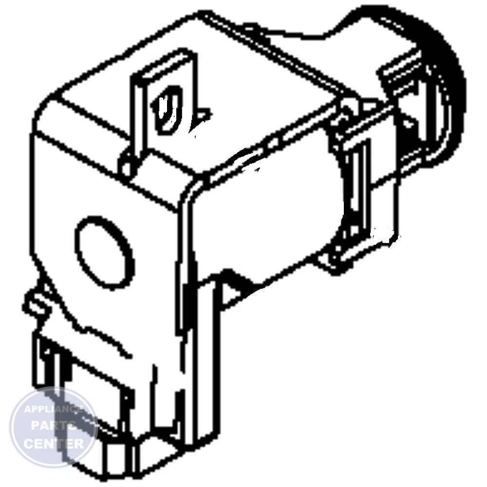 WHIRLPOOL DISHWASHER SOLENOID W10514359 - Main view showing water flow efficiency for specific models