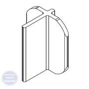 WHIRLPOOL DISHWASHER SPACER W10306230 - Main view showing rack stability for Whirlpool models ABC123 and XYZ456