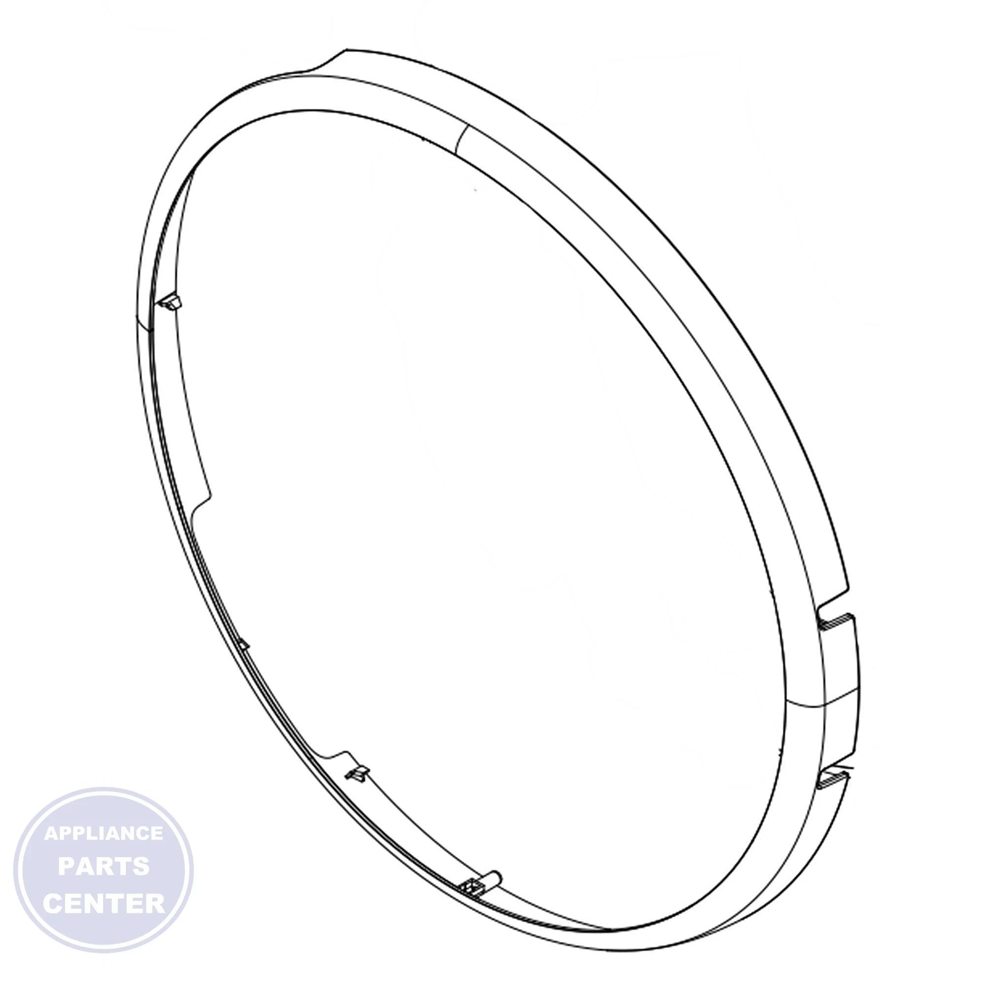 WHIRLPOOL DOOR ASSEMBLY W11246416 - Main view showing seamless functionality for Whirlpool models