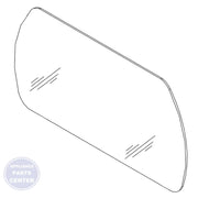 Whirlpool WHIRLPOOL DOOR GLASS ASSEMBLY W11434304 - Main view showing clear glass for WPL Dryer models