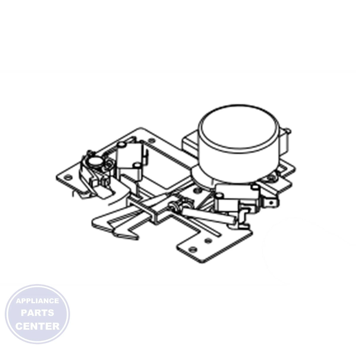 Whirlpool WHIRLPOOL DOOR LATCH W11686858 - Main view showing secure closure for XYZ-100 and ABC-200 models