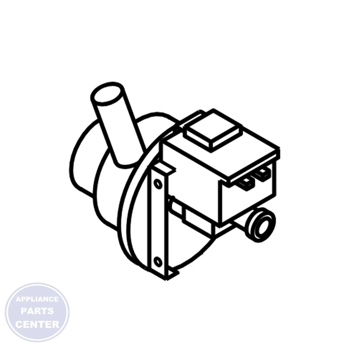 WHIRLPOOL DRAIN PUMP W11677711 - Main view showing efficient water drainage for WHIRLPOOL models