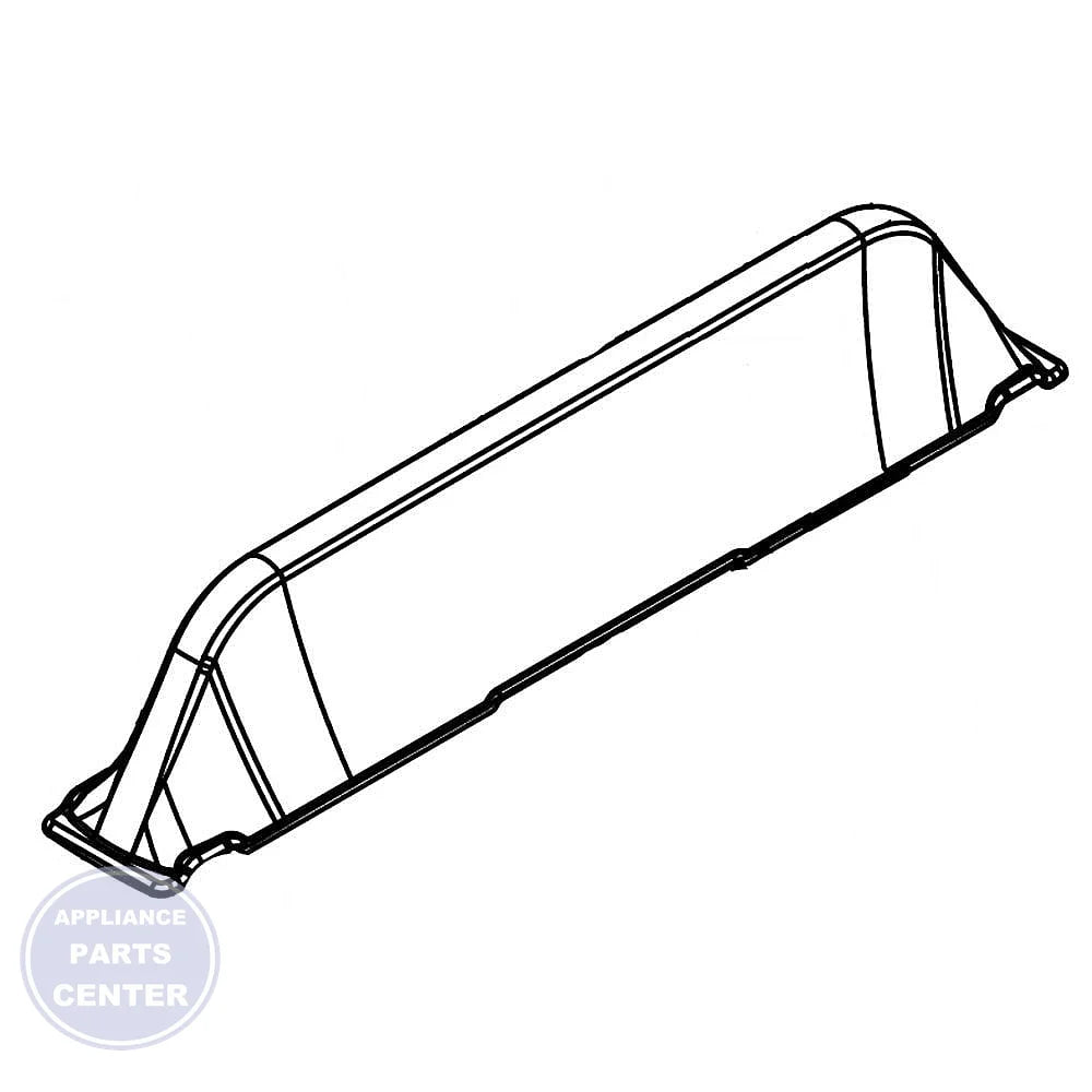 Whirlpool Drum Baffle W10767074 - Main view showing efficient tumbling for WPL Dryer models