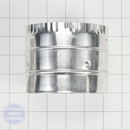 WHIRLPOOL DRYER 4" DIAMETER DURAVENT INSTALLATION KIT - Detailed view of ventilator setup