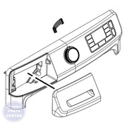 Whirlpool Electronic Control Board Assembly W11325572 - Main view showing touchpad for Whirlpool models