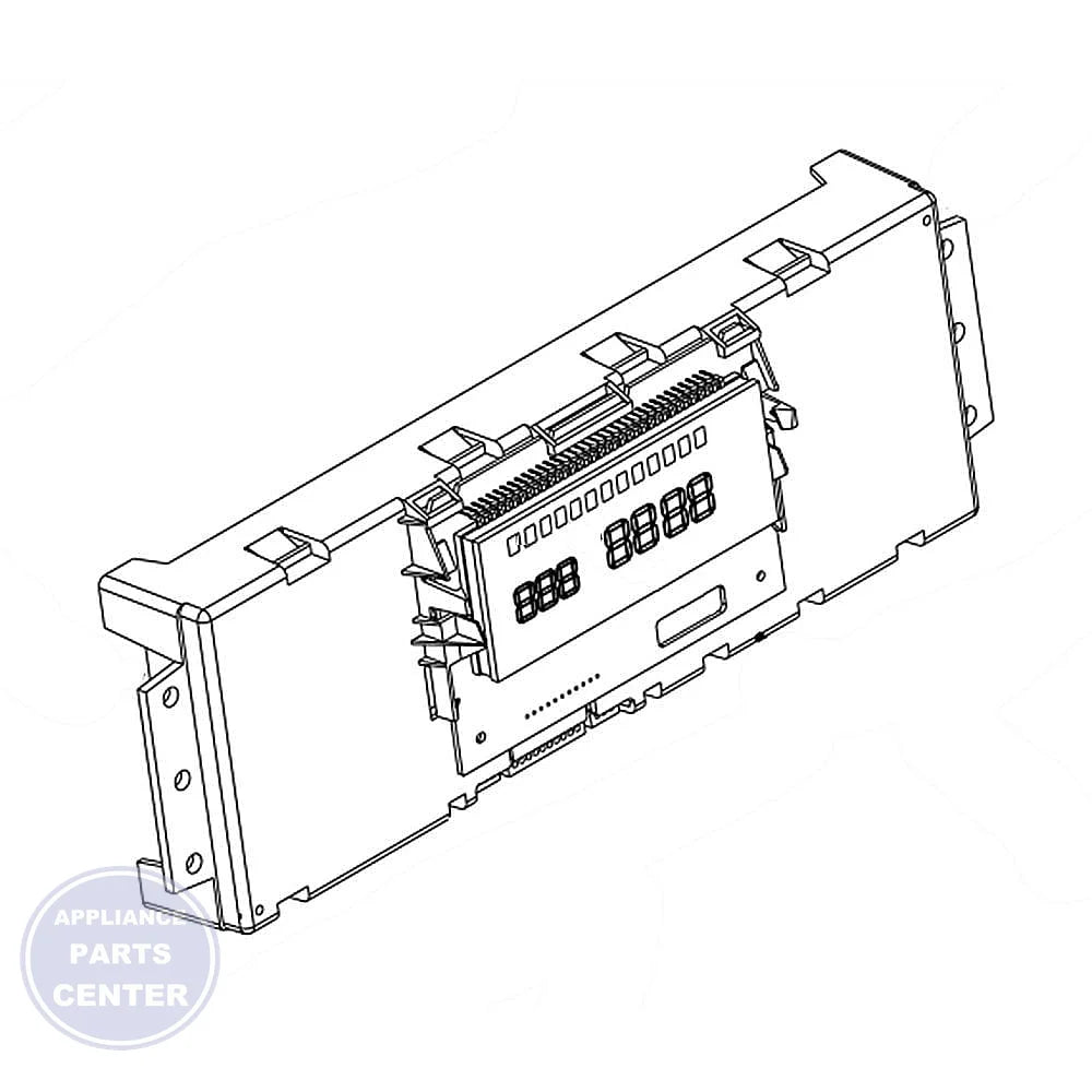WHIRLPOOL ELECTRONIC CONTROL BOARD WPW10340699 - Main view showing precise control for Whirlpool models