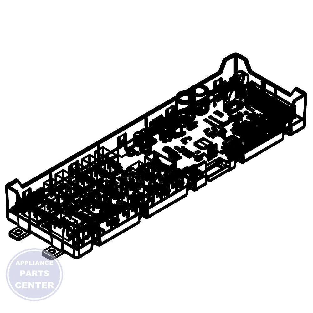 Whirlpool Electronic Control Board WPW10453983 - Main view showing temperature control for WPL X100