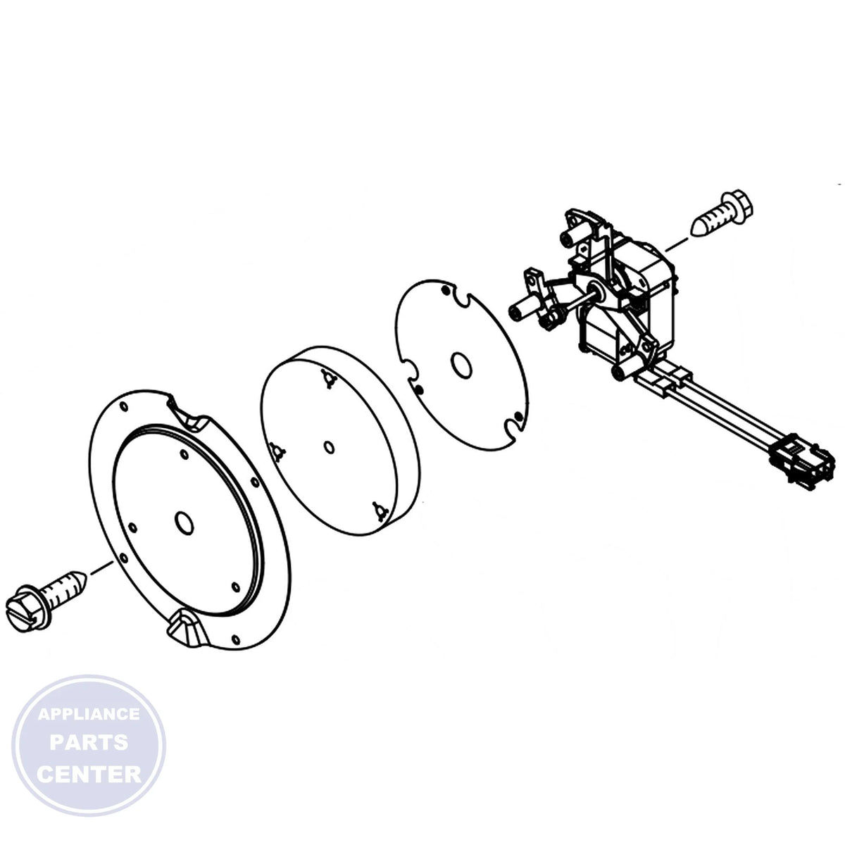 Whirlpool WHIRLPOOL FAN MOTOR W11617227 - Main view showing efficient cooling for specific models