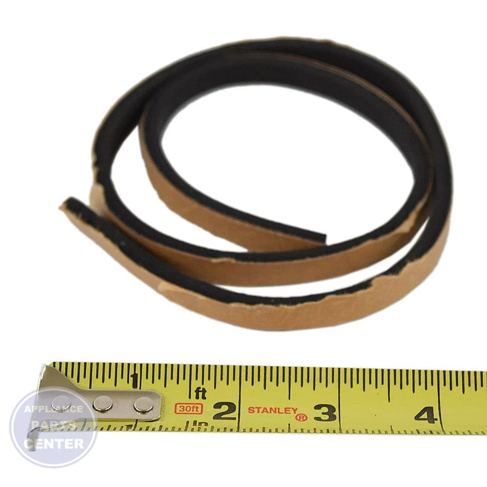Foam Seal WPW10657548 - Side view with precise measurements