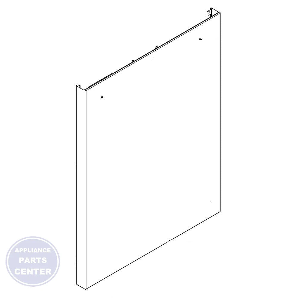 WHIRLPOOL FRONT PANEL ASSEMBLY W11416372 - Main view showing sleek design for various dishwasher models