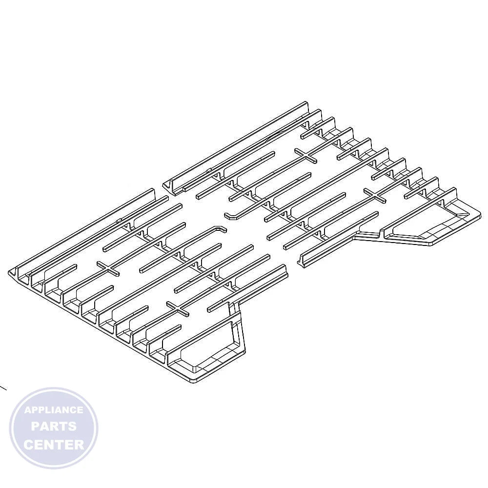 WHIRLPOOL GRATE KIT W11204009 - Main view showing durable grate & griddle for specific models
