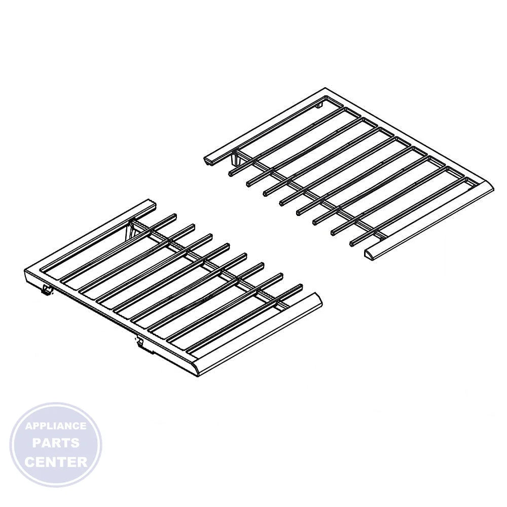 Whirlpool GRATE KIT W11381653 - Main view showing durable Grate & Griddle for Whirlpool XYZ and ABC models