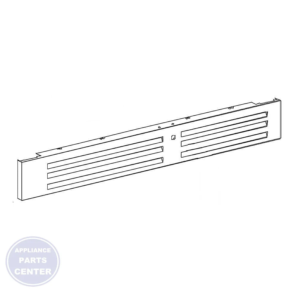 WHIRLPOOL GRILLE W11255164 - Main view showing sturdy construction for Whirlpool refrigerators