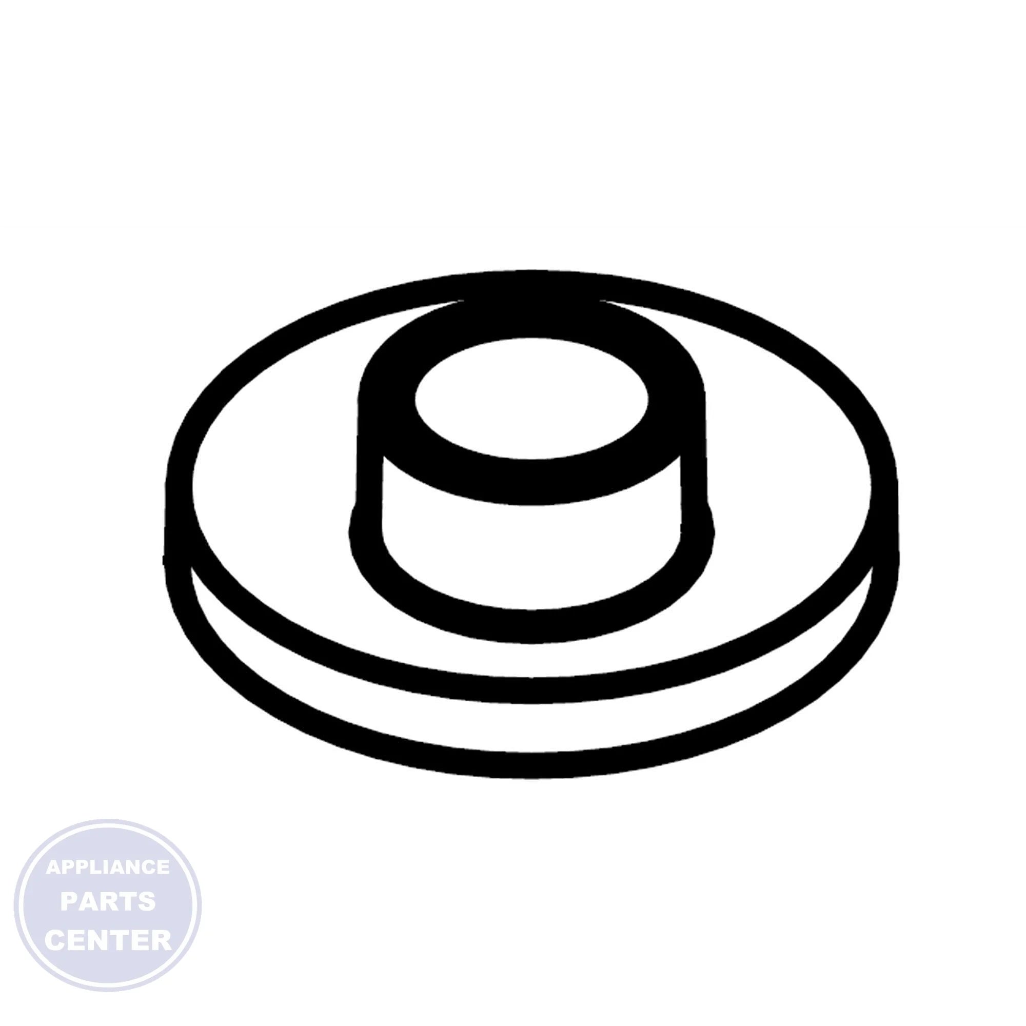 WHIRLPOOL GROMMET W11447840 - Main view showing leak-proof seal for WHIRLPOOL models