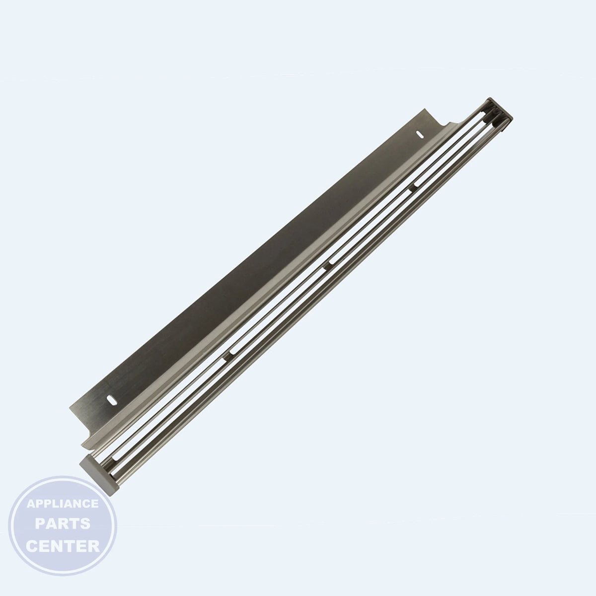 WHIRLPOOL HEAT DEFLECTOR W11369891 - Detailed view of heat deflector's technical design