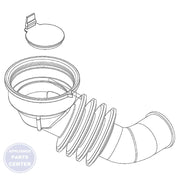 Whirlpool WHIRLPOOL HOSE W11261197 - Main view showing Glass Tray for WPL Washer/Dryer Combo models