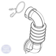 WHIRLPOOL HOSE W11316604 - Main view showing durable construction for Whirlpool, Maytag, and KitchenAid models