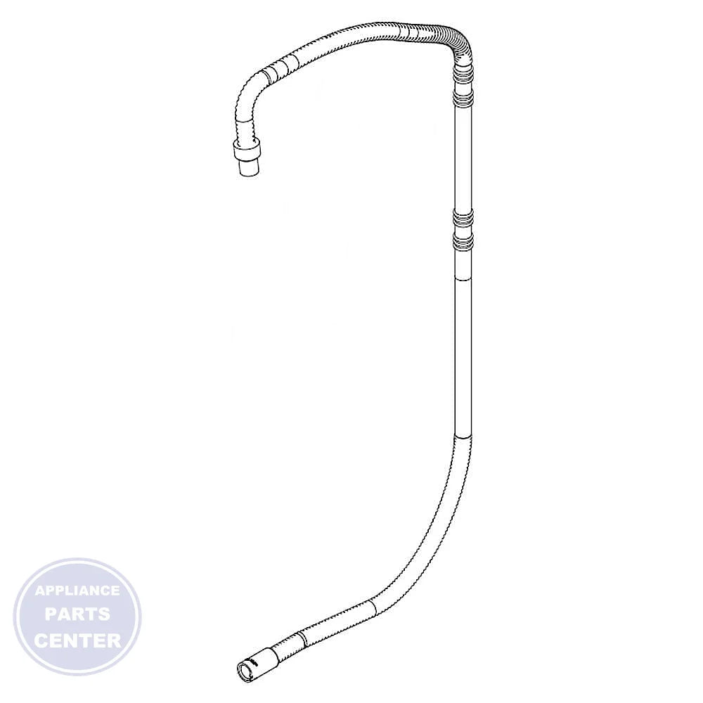 Whirlpool HOSE W11316605 - Main view showing flexible hose for WPL Washing Machine