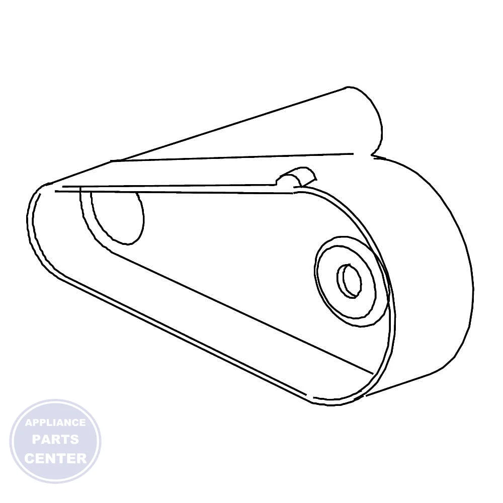 Whirlpool WHIRLPOOL HOUSING W10238691 - Main view showing pressure support for Whirlpool Dryer models