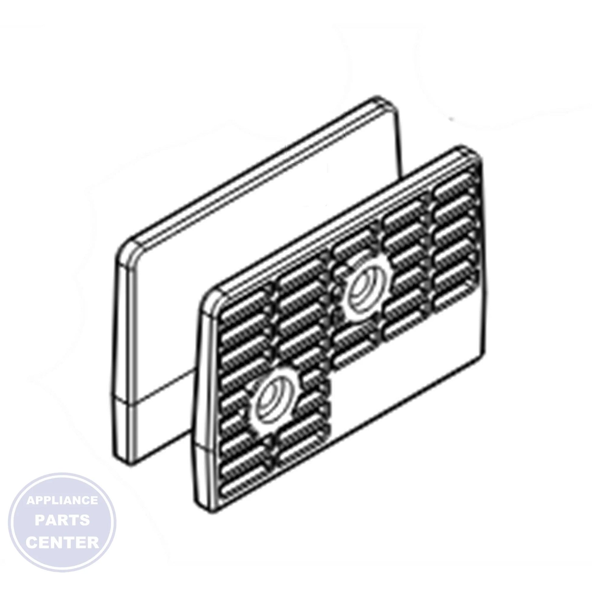 WHIRLPOOL LEVEL FOOT W11598170 - Main view showing stability for select WHIRLPOOL models