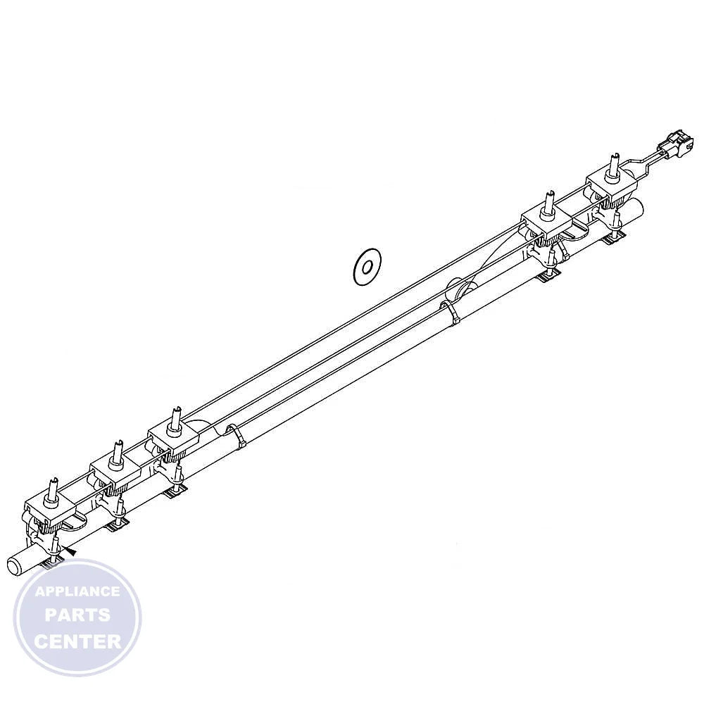 Whirlpool WHIRLPOOL MANIFOLD ASSEMBLY W10885072 - Main view showing precision engineering for select models